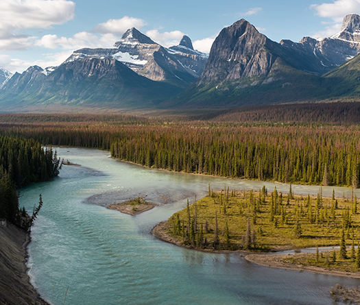 Image of mountains and lake