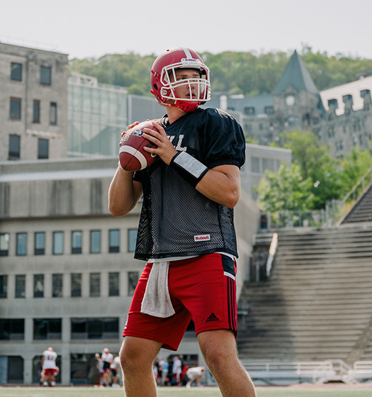 A football player