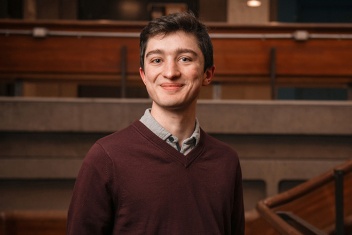A person smiling at camera