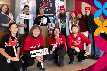 A group of people posing for a photo