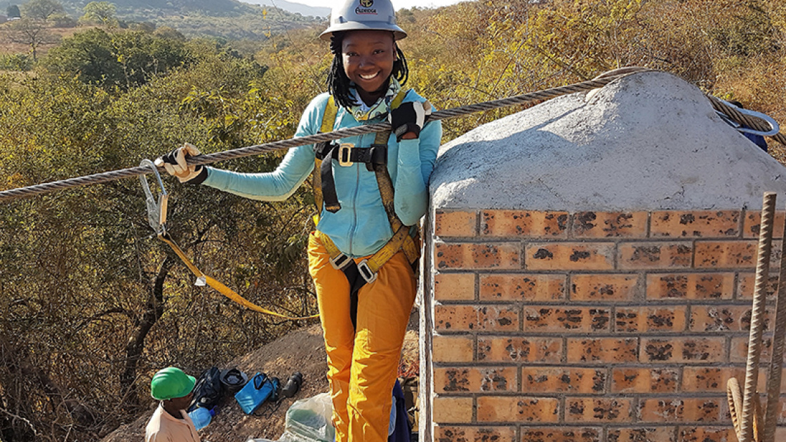 McGill Faculty of Engineering students build footbridge in eSwatini