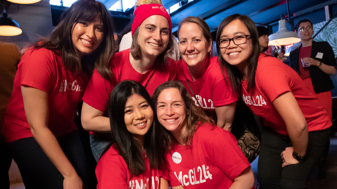 McGillians at a McGill24 event in Montreal