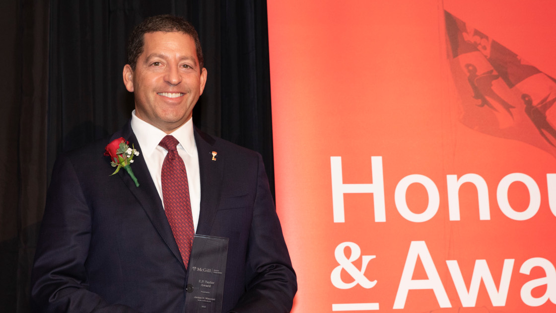 E.P. Taylor Award recipient Jordan H. Waxman