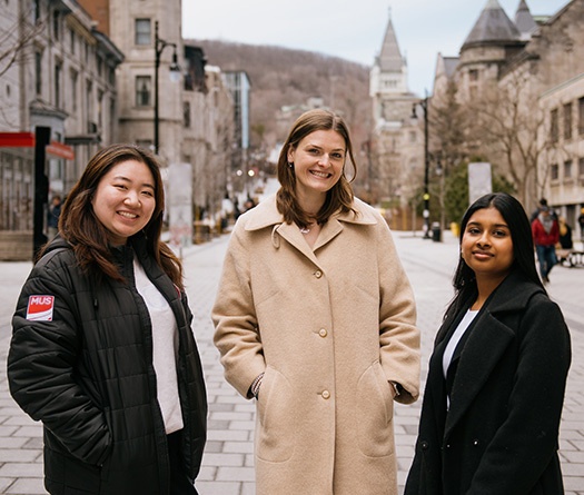Three women on McTavish