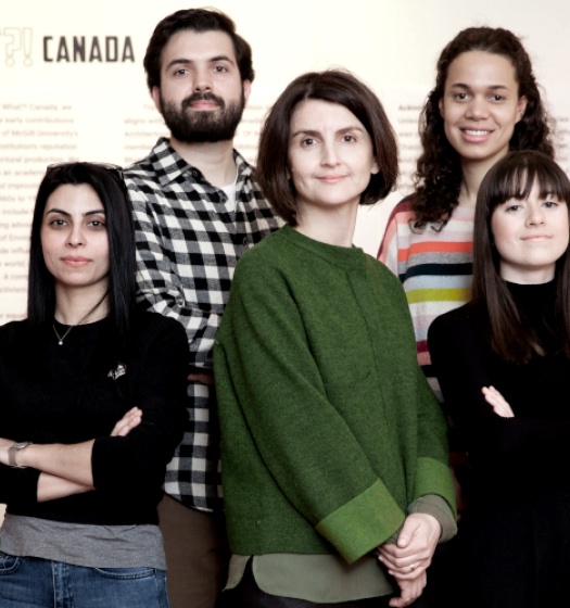 Ipek Türeli, McGill architeure prof, with students