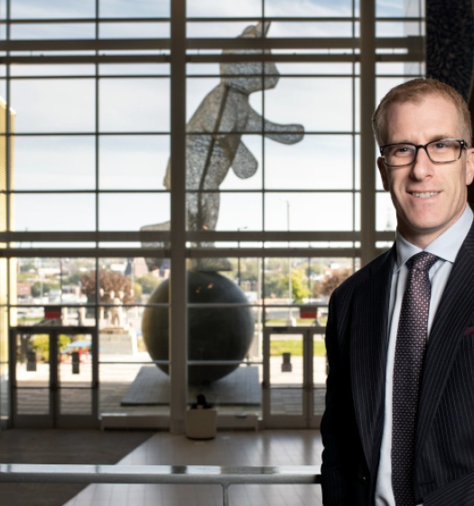 Jonathan Amiel, a McGill law grad and donor.