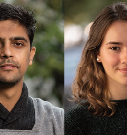 Bikram Poudel and Tasha Miller
