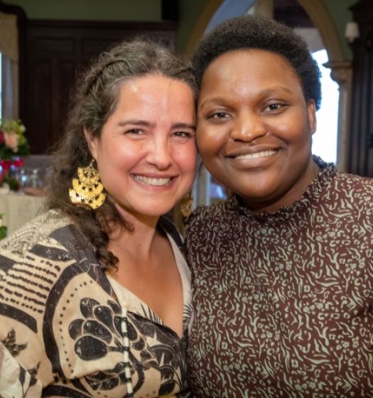 Eliana Charlebois Gomez (left) and Gloria Uwizeyimana (right).