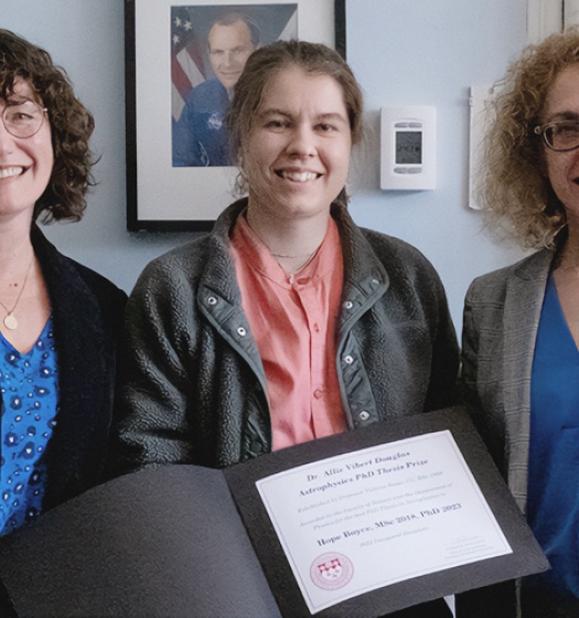Award presentation at Trottier Space Institute on May 9, 2024