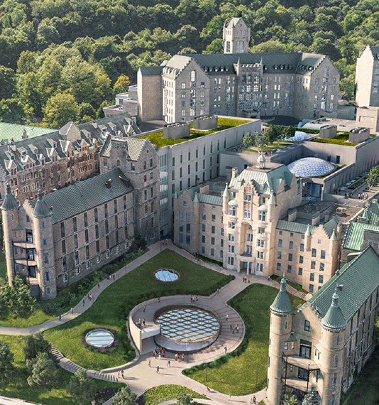 The New Vic Aerial view 